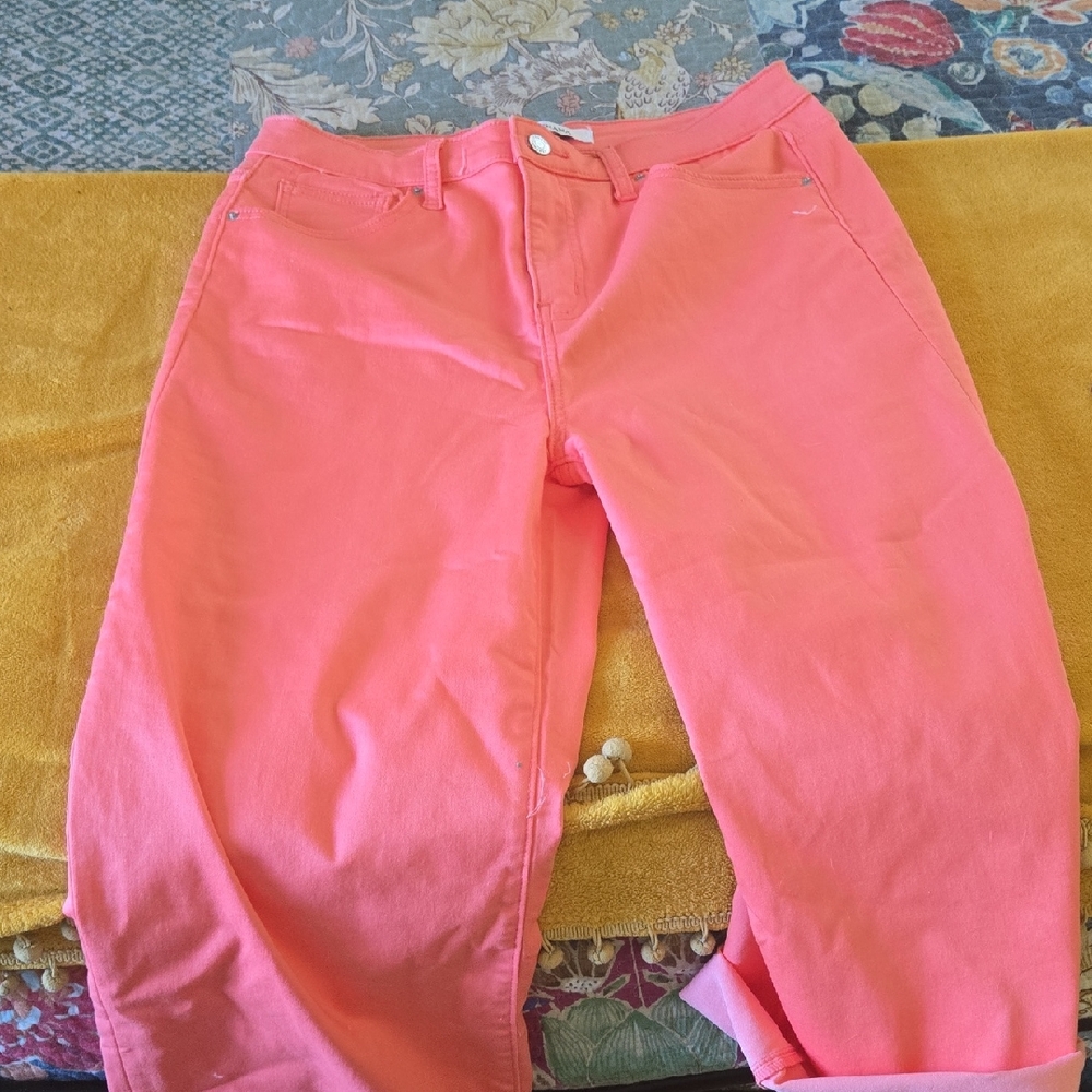 Zenana Outfitters Pink Boot Cut Pants